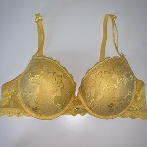 Yellow Lace Bra